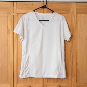 Womans White Athletic Tee